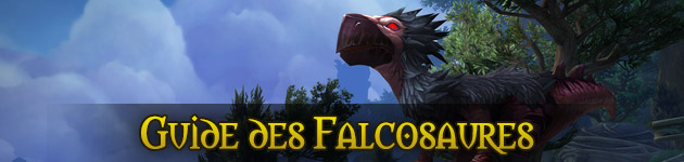 Montures et mascottes falcosaures du patch 7.1 WoW